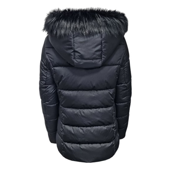 Дамско яке City Angels с пух, Черно, 7008